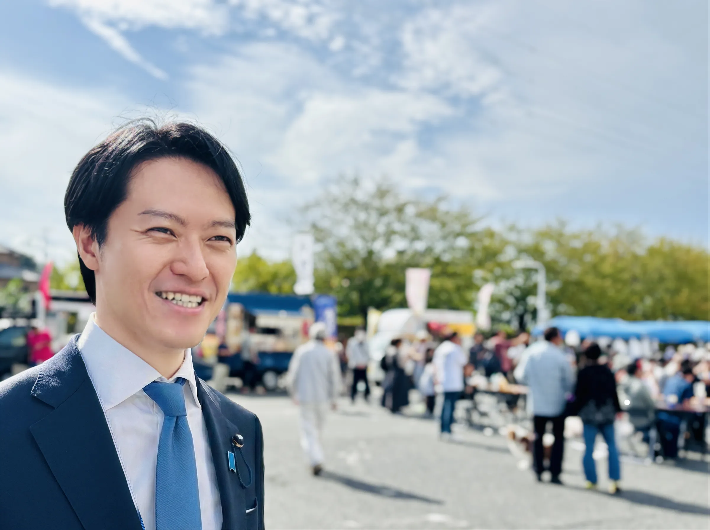 地域のイベントに参加する様子